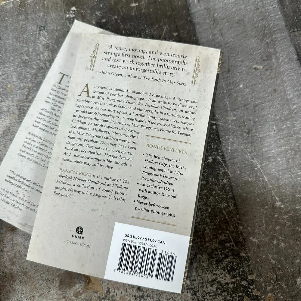 Miss Peregrine’s Home‎ for Peculiar Children set of 3 Lg Format SC Books